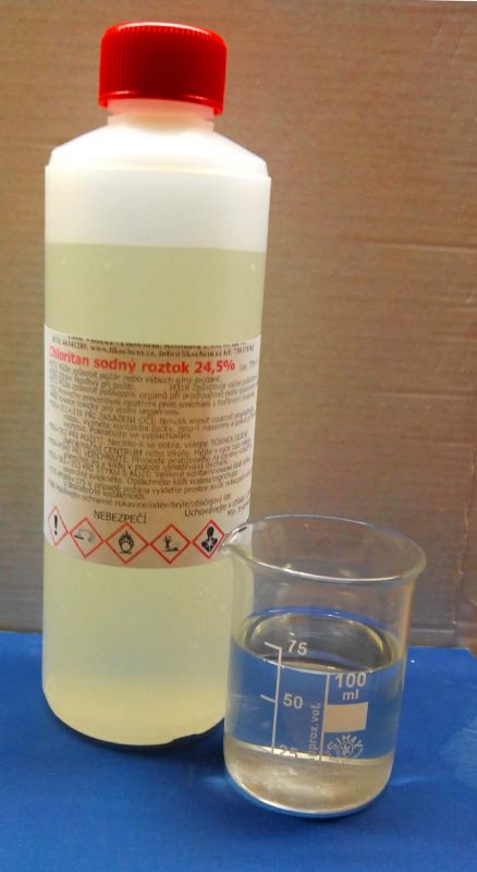 kosmetika, chemikálie Chloritan sodný 24,5%, 500 g