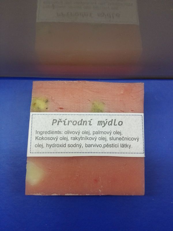 kosmetika, chemikálie Přírodní mýdlo s rakytníkem